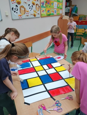 Malowanie pól Mondriana 3