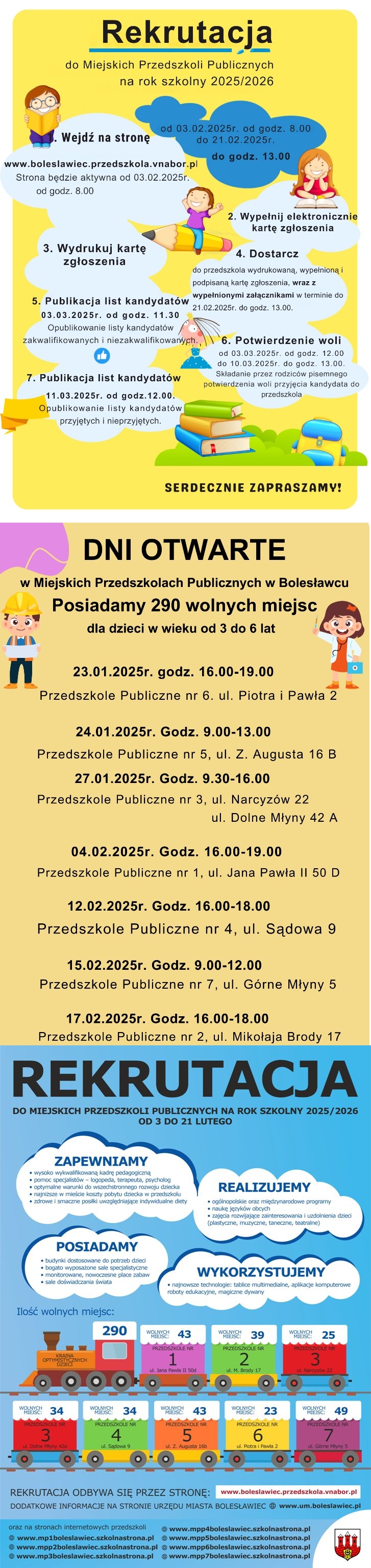 Rekrutacja do Miejskich Przedszkoli Publicznych - 2025/2026