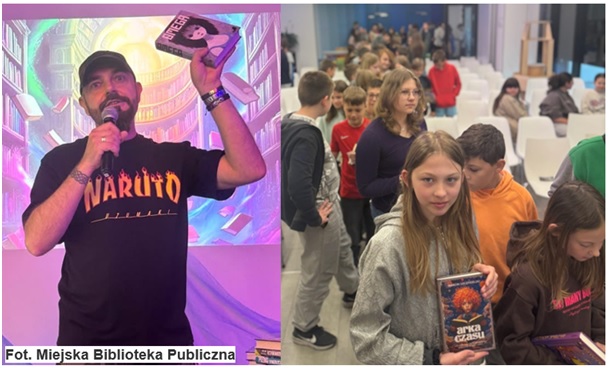 Marcin Szczygielski oczarował czwartoklasistów!