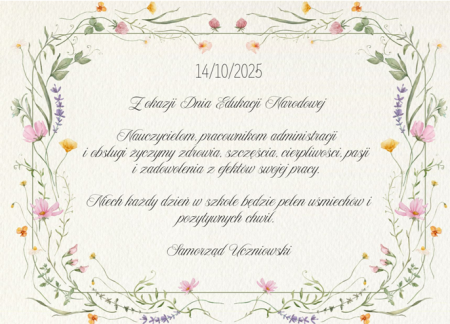 DZIEŃ EDUKACJI NARODOWEJ