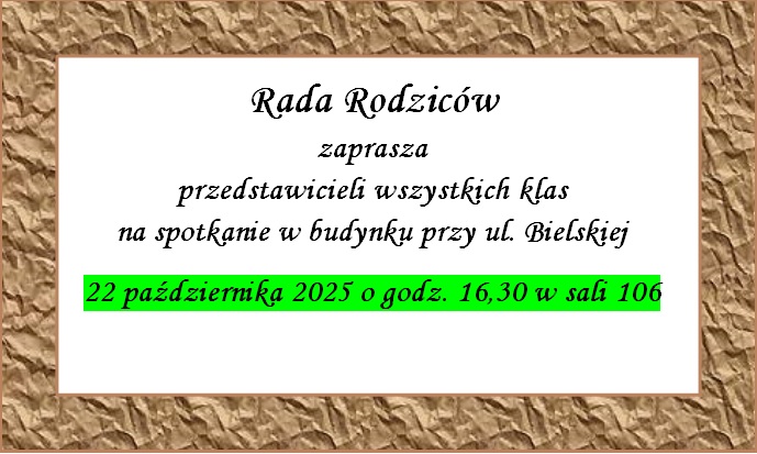 RADA RODZICÓW ZAPRASZA