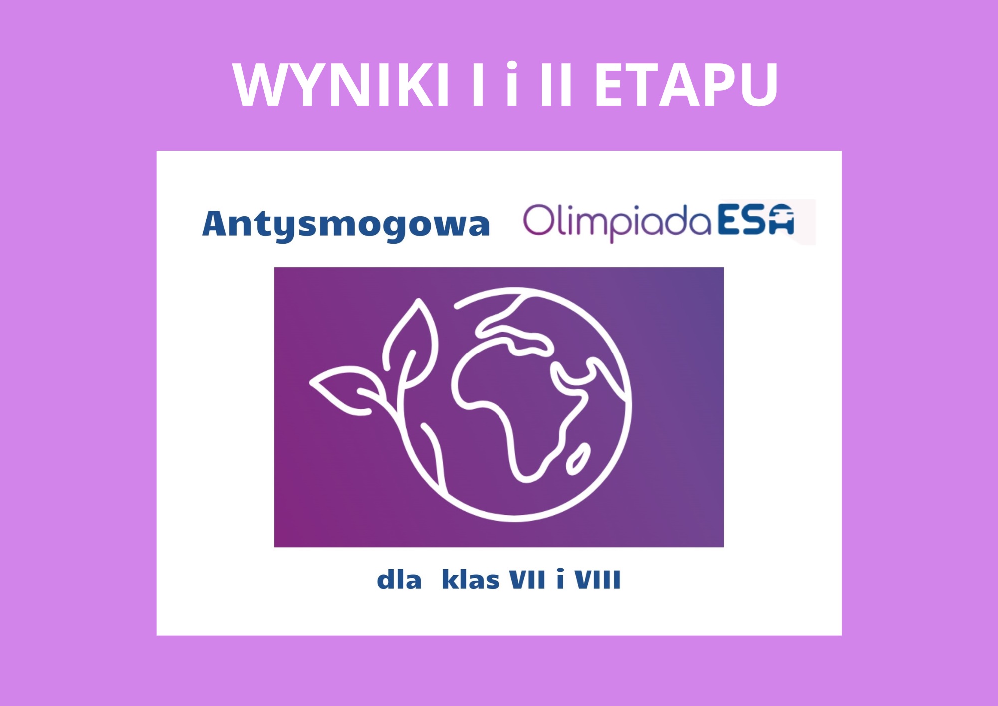 MAMY FINAŁ!!! - V OLIMPIADA ANTYSMOGOWA