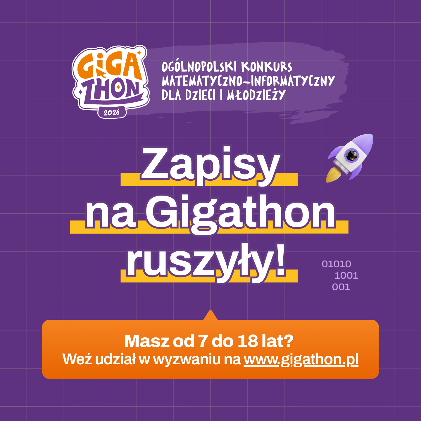 Ogólnopolski Konkurs Matematyczno-Informatyczny „Gigathon'' 