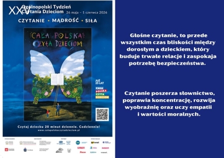 XV OGÓLNOPOLSKI TYDZIEŃ CZYTANIA DZIECIOM