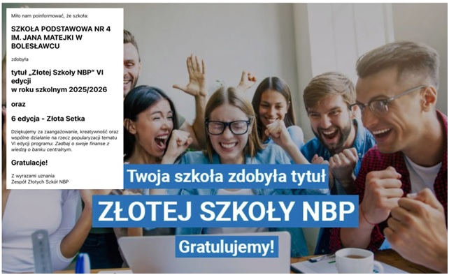 ZŁOTA SZKOŁA NBP
