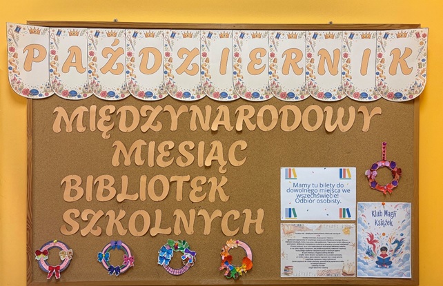 Październik Międzynarodowym Miesiącem Bibliotek Szkolnych
